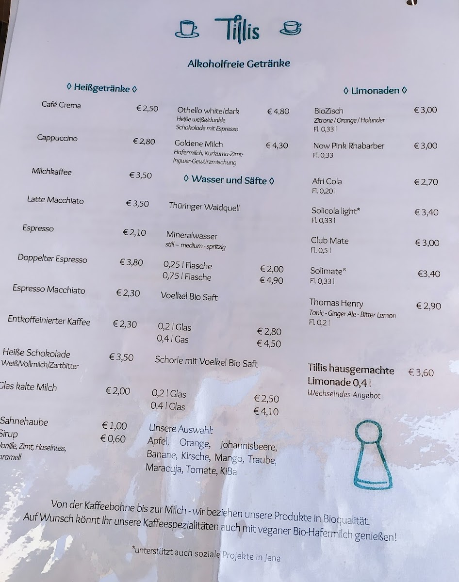 Menu Tillis Spielecafé-7